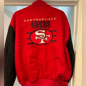 San Francisco 49ers Vintage Letterman Jacket - Size XL